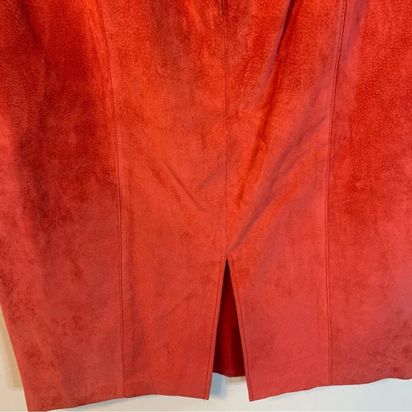 Danier Suede Leather Midi Skirt 00 - Picture 7 of 7